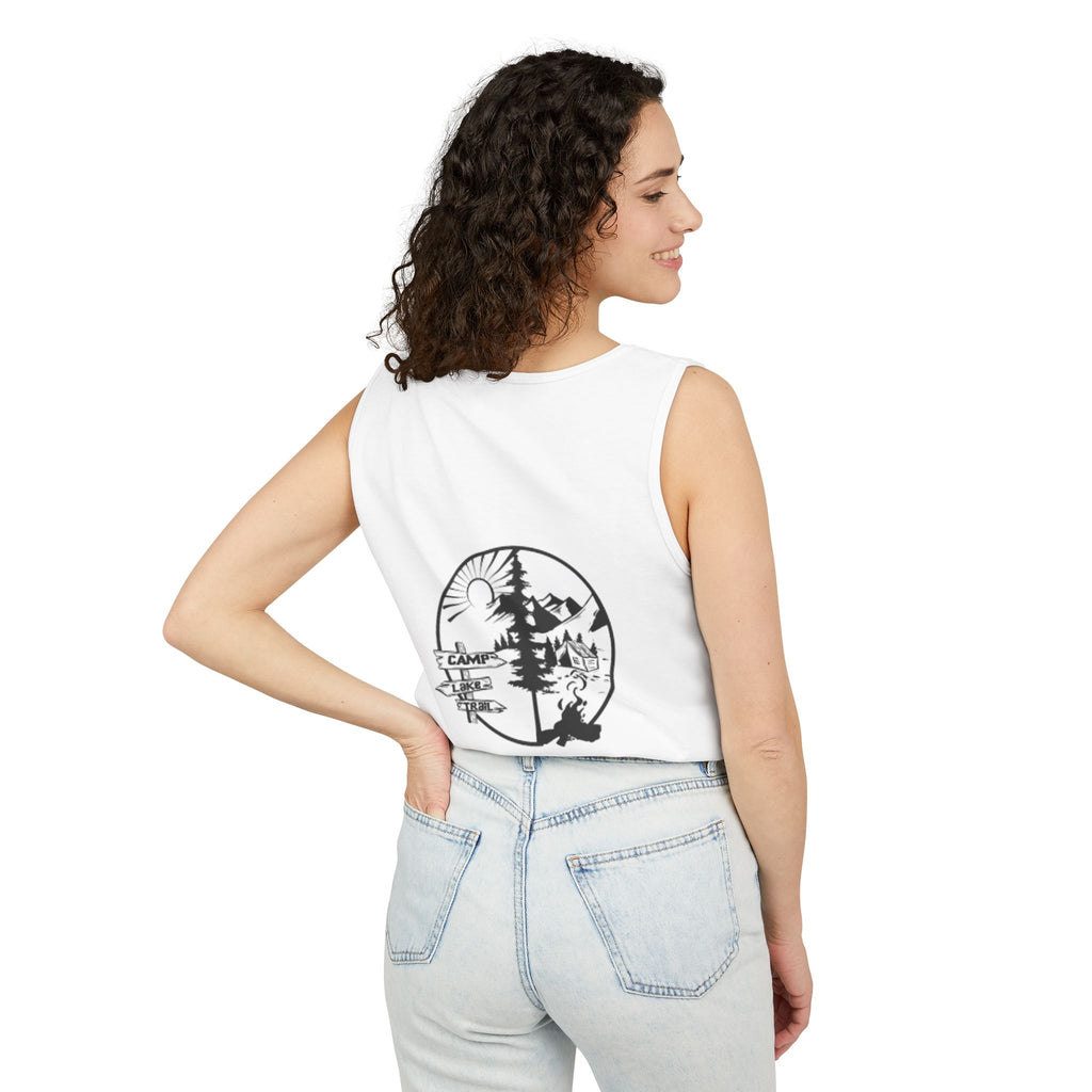 Outdoor Camp Vibes Tank Top — 'Camp Life' Graphic Tank