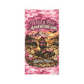 Adventure Girl Neck Gaiter — "Wild & Free" Pink Camo Outdoor Bandana