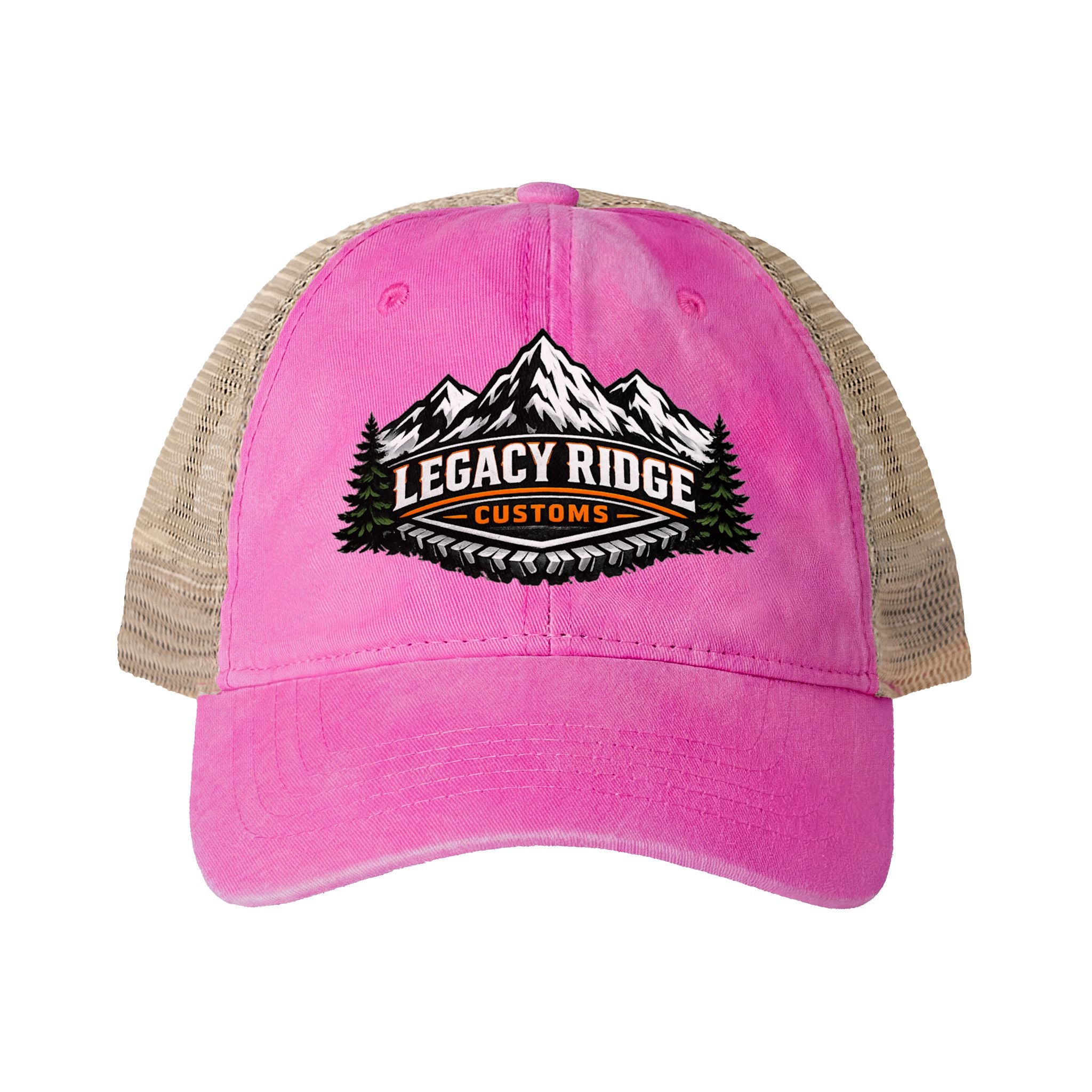 Women's Washed Mesh-Back Cap
