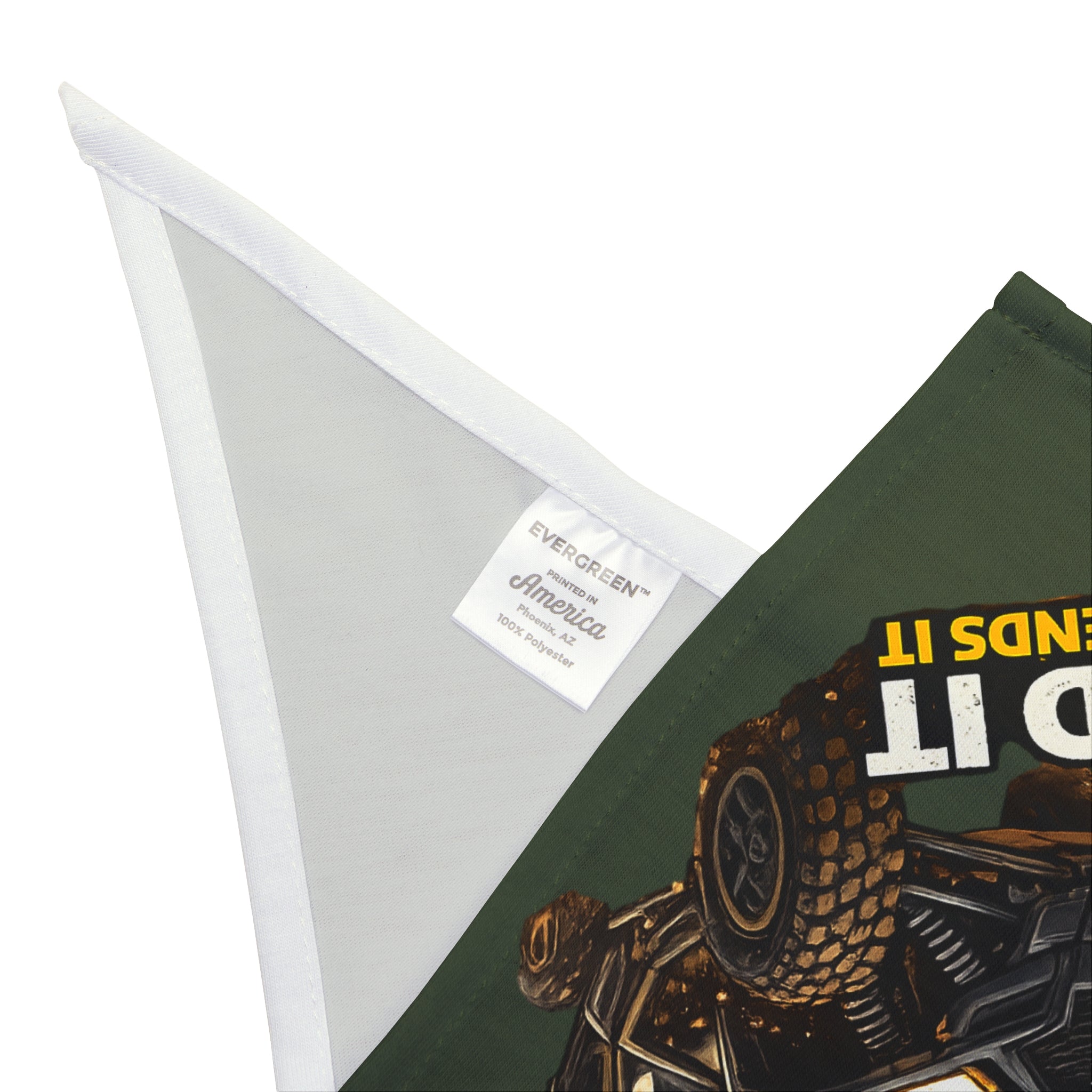 Pet Bandana — "Send It Till It Bends It" Rottweiler Off-Road Adventure Bandana