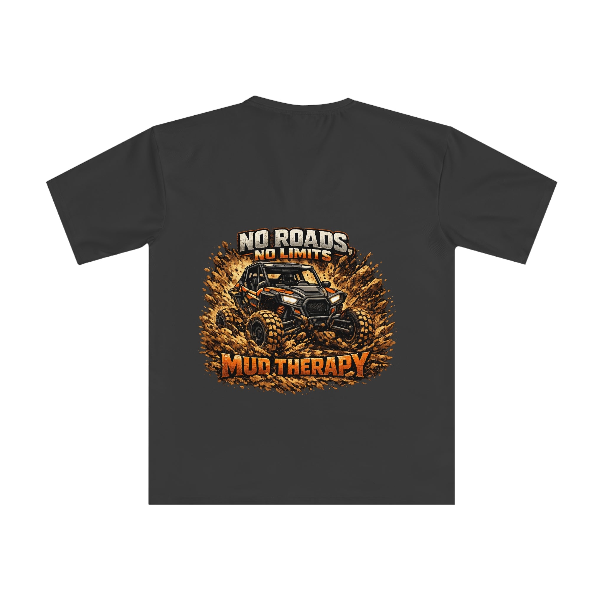 Mud Therapy Off-Road T-Shirt — "No Roads No Limits" UTV/ATV Adventure Tee