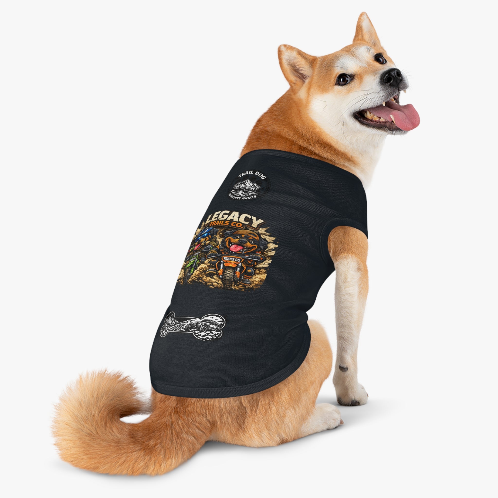 Trail Dog Legacy Trails Co. Dog Tank Top - Mountain Biking Pet Shirt
