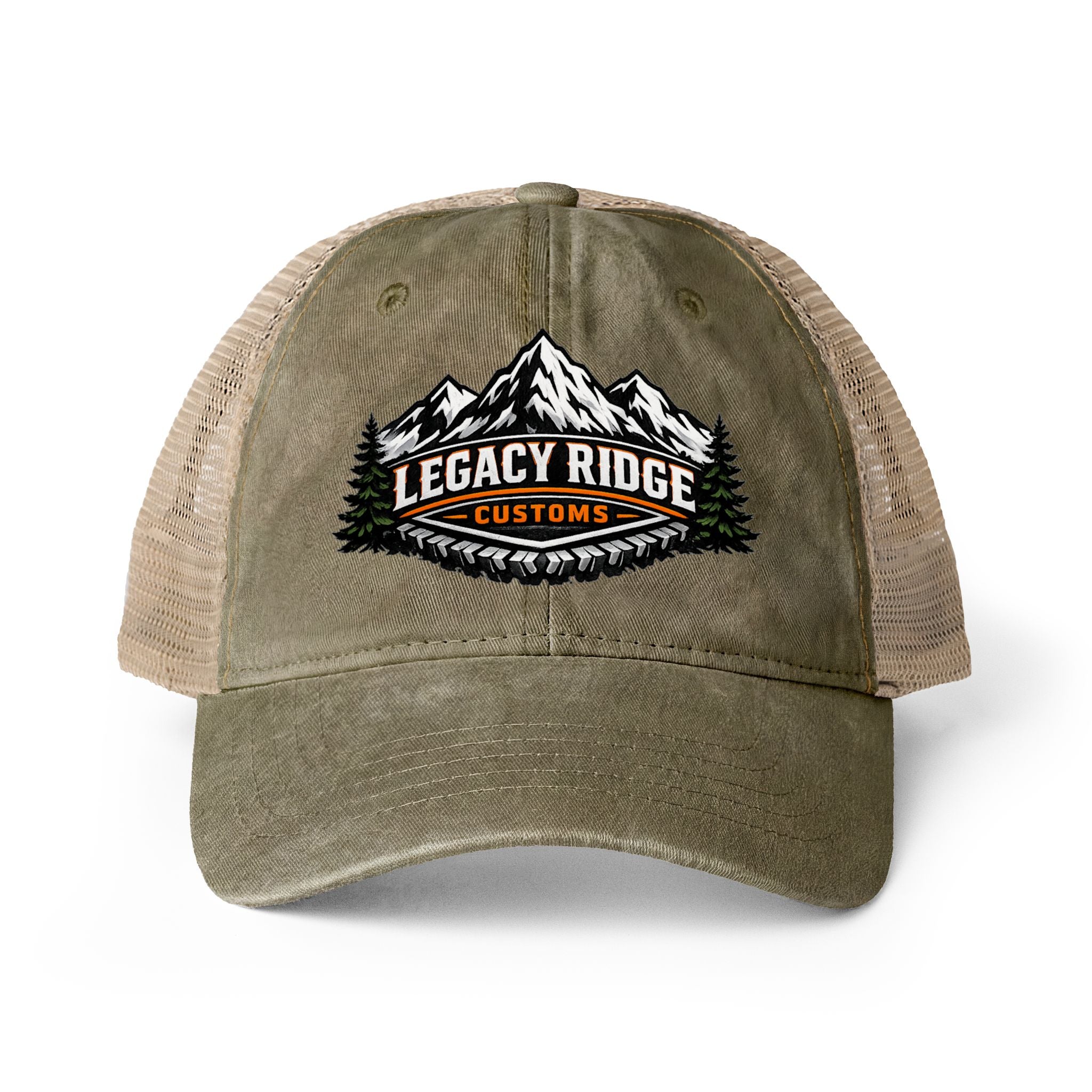 Women's Washed Mesh-Back Cap