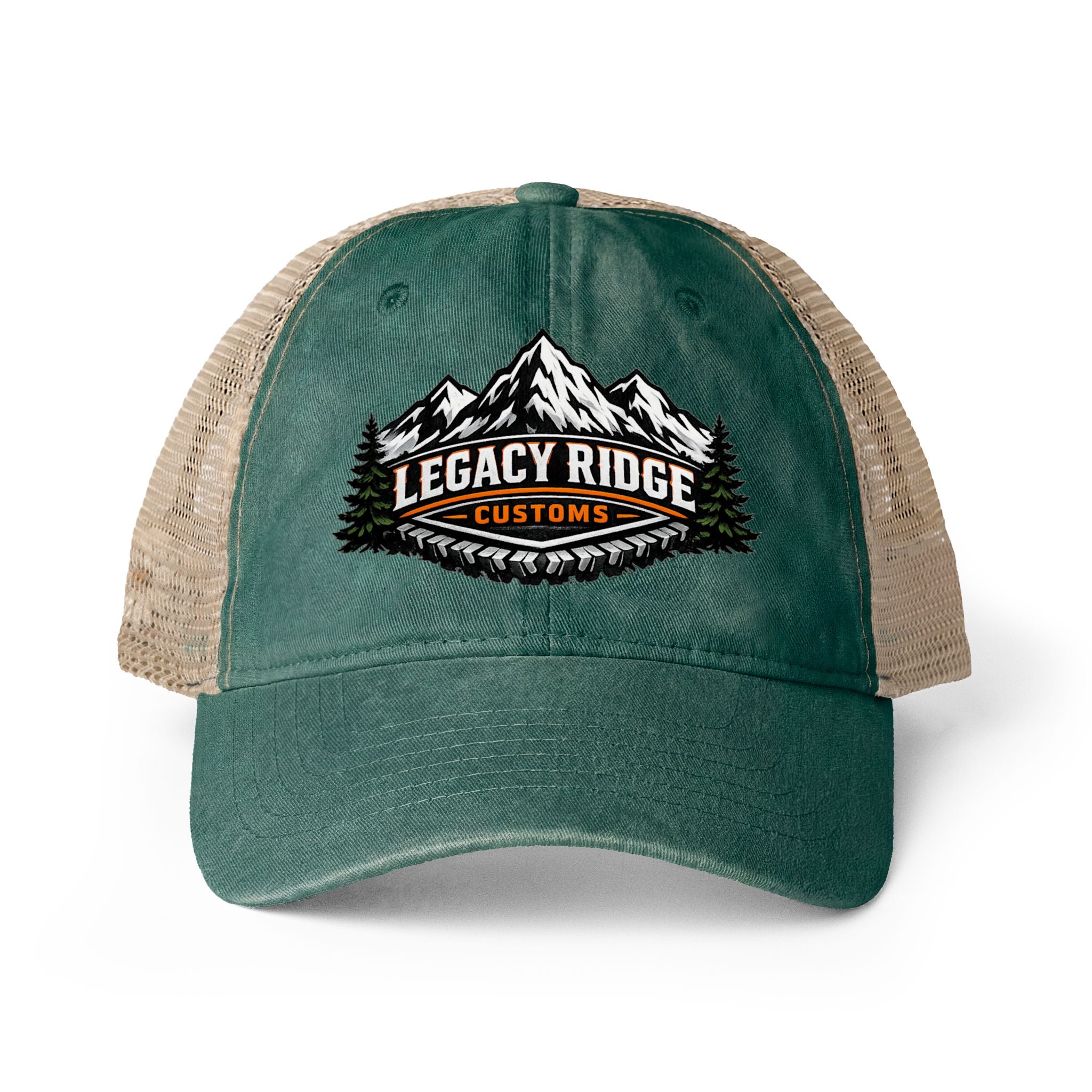 Women's Washed Mesh-Back Cap