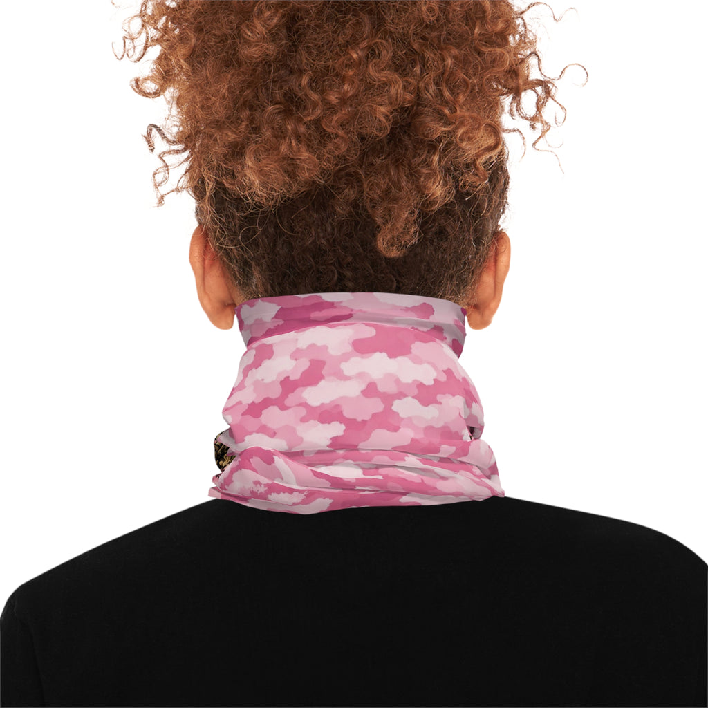 Adventure Girl Neck Gaiter — "Wild & Free" Pink Camo Outdoor Bandana