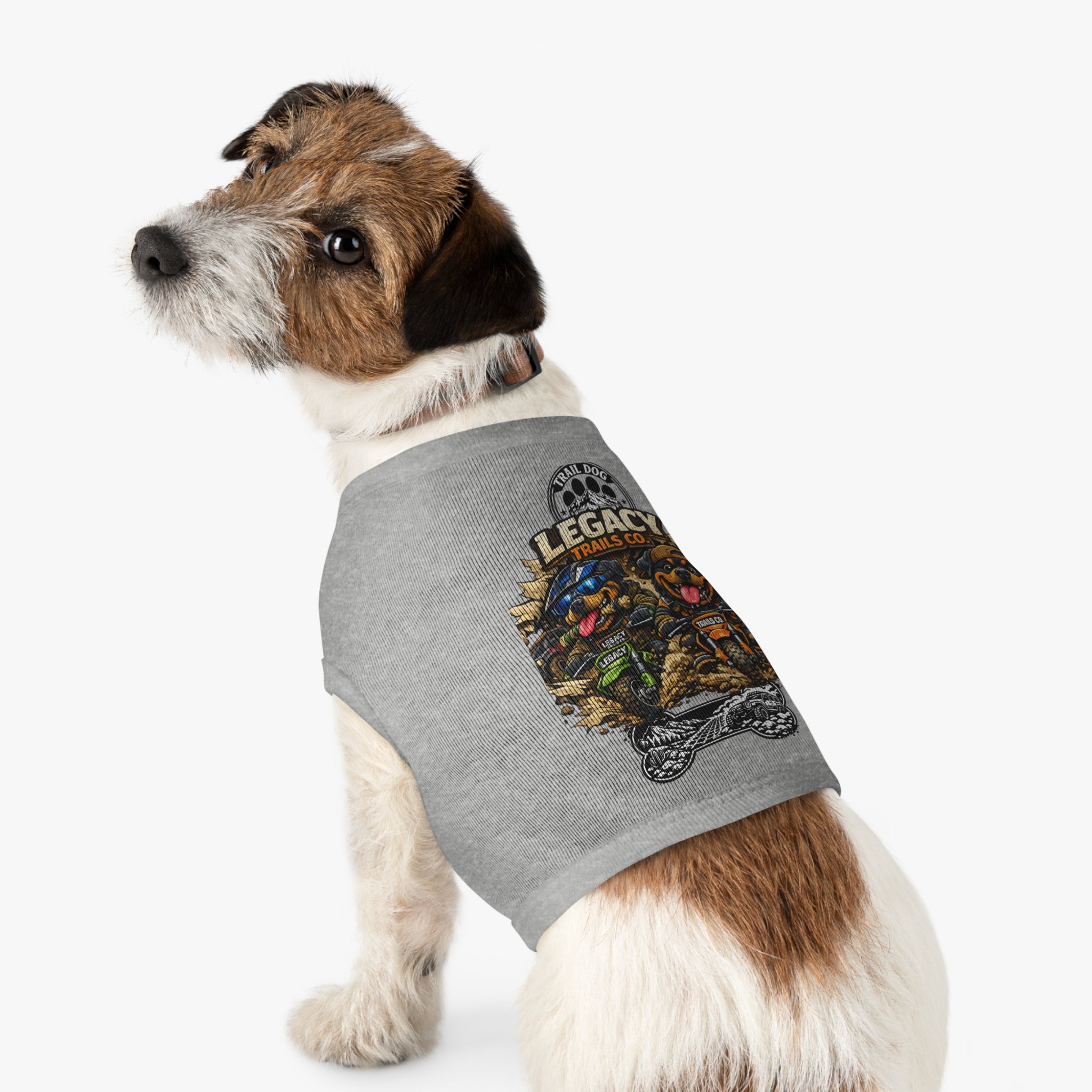 Trail Dog Legacy Trails Co. Dog Tank Top - Mountain Biking Pet Shirt
