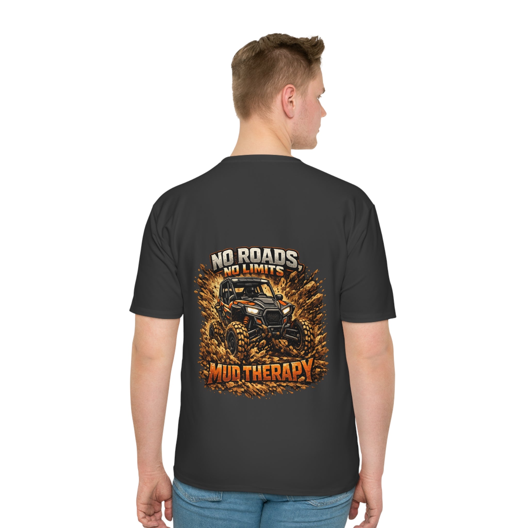 Mud Therapy Off-Road T-Shirt — "No Roads No Limits" UTV/ATV Adventure Tee
