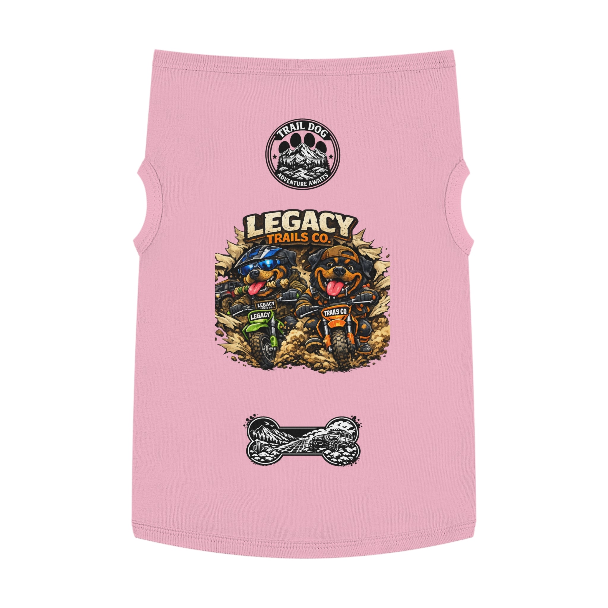 Trail Dog Legacy Trails Co. Dog Tank Top - Mountain Biking Pet Shirt