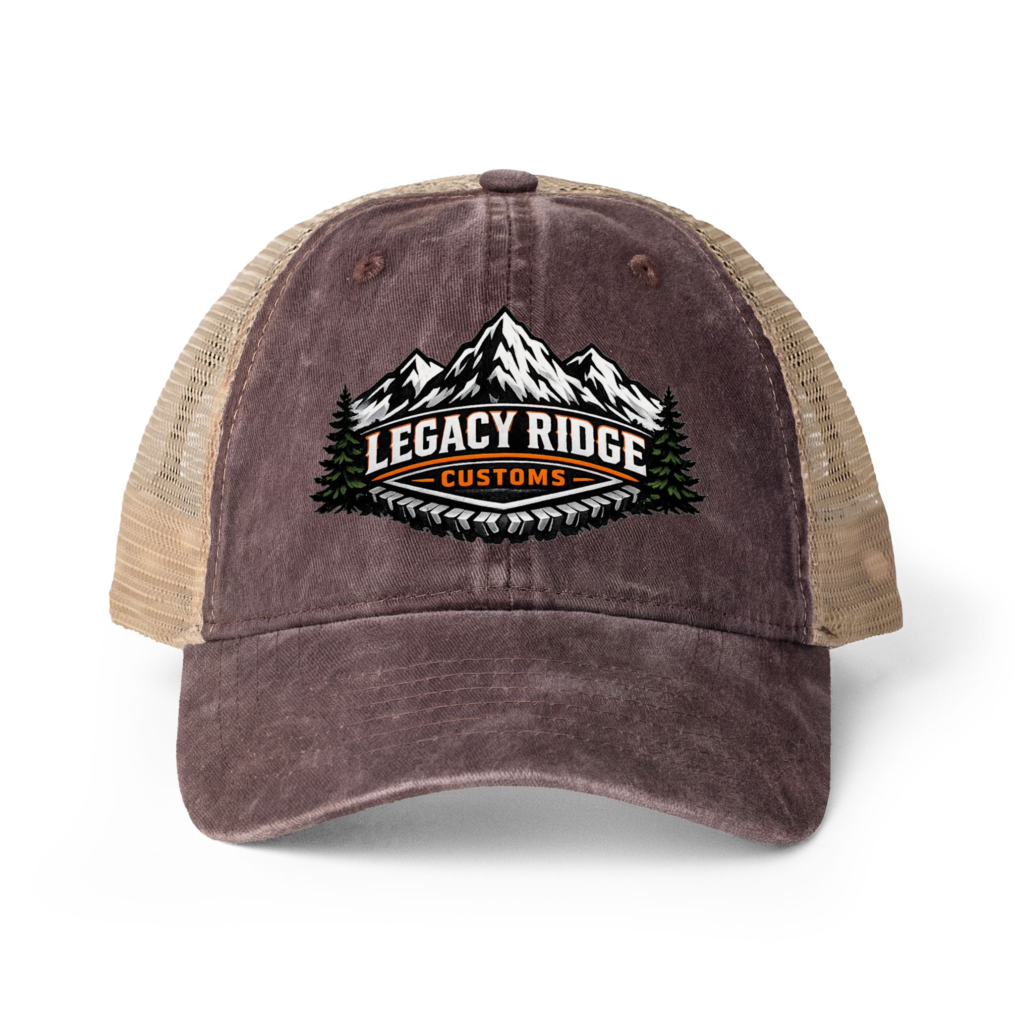 Women's Washed Mesh-Back Cap