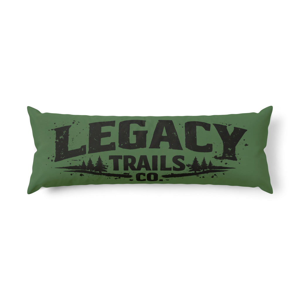 Bear Paw Body Pillow — 'Legacy Trails Co.' Honey Bear Decorative Body Pillow for Cabin, Camping & Nature Lovers