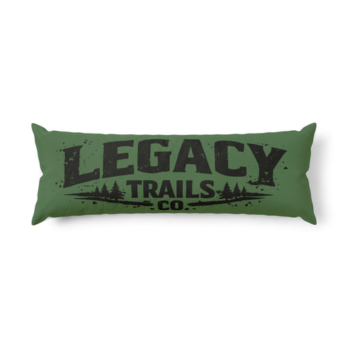 Bear Paw Body Pillow — 'Legacy Trails Co.' Honey Bear Decorative Body Pillow for Cabin, Camping & Nature Lovers