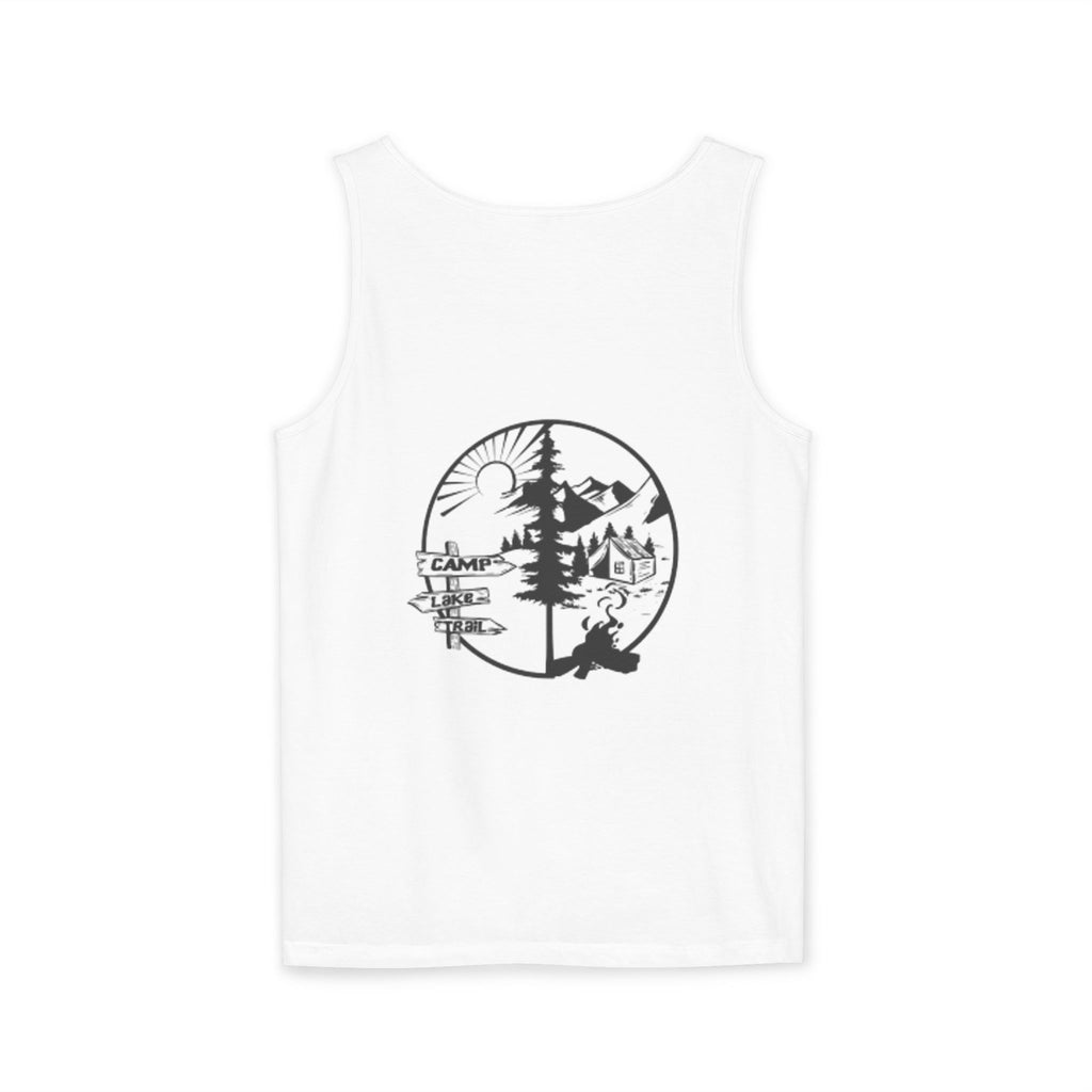 Outdoor Camp Vibes Tank Top — 'Camp Life' Graphic Tank
