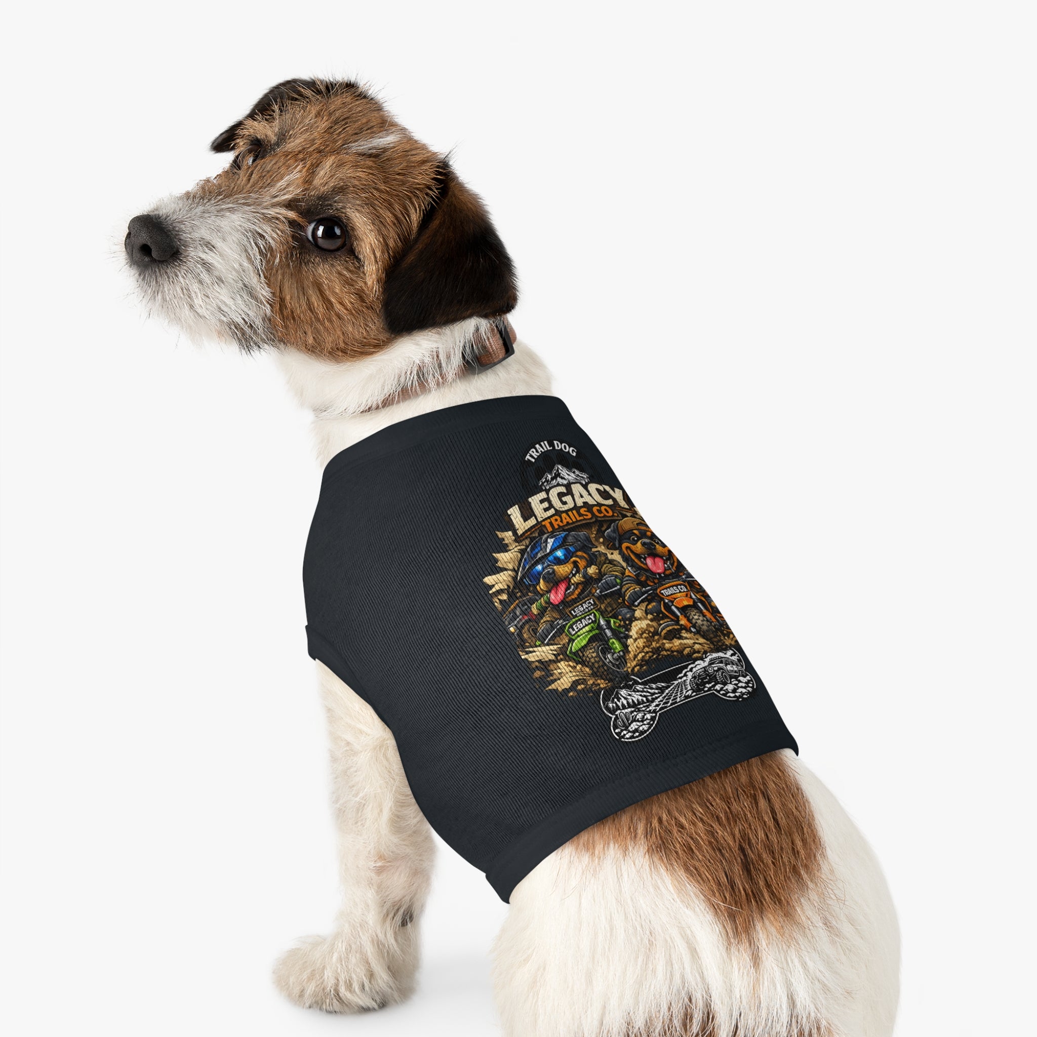 Trail Dog Legacy Trails Co. Dog Tank Top - Mountain Biking Pet Shirt