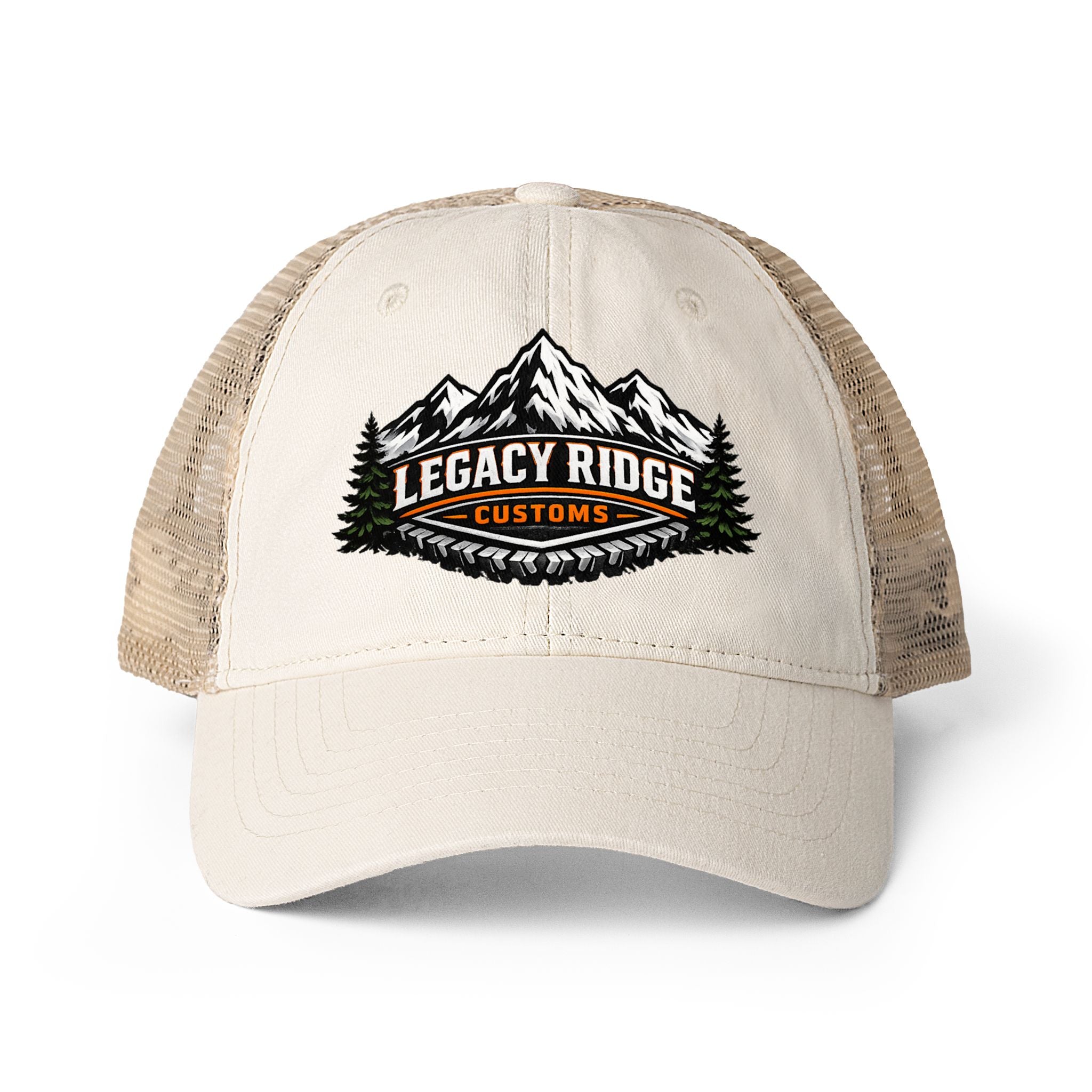 Women's Washed Mesh-Back Cap